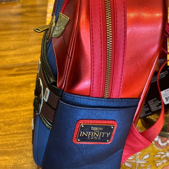 LOUNGEFLY Marvel Metallic Doctor Strange Cosplay Mini Backpack - Picture 12 of 16